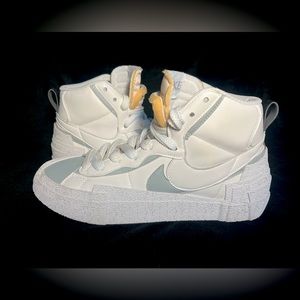 Nike blazer Mid sacai white grey